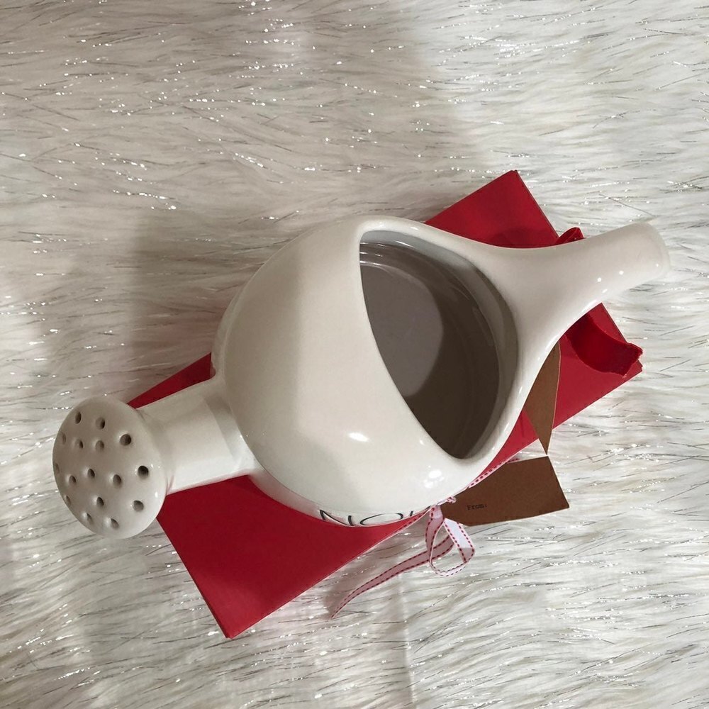 Rae Dunn Watering Pitcher Ceramic. - Picture 4 of 7